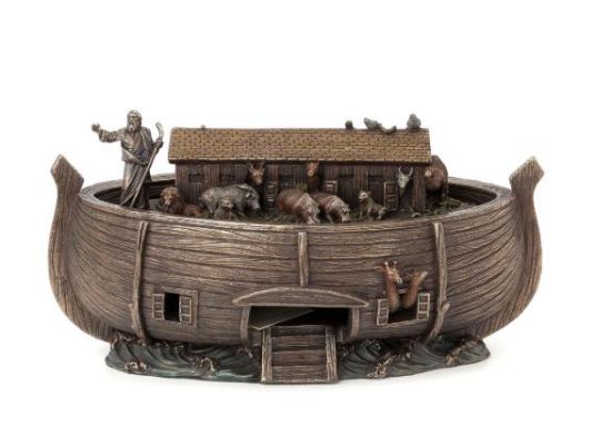 Picture of Noah's Ark Cold Cast Bronze Trinket Box