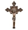 Picture of Saint Benedict Cold Cast Bronze Wall Hanging Crucifix with Optional Stand