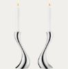 Picture of Georg Jensen 'COBRA' Pair of Medium Candlesticks