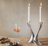 Picture of Georg Jensen 'COBRA' Pair of Medium Candlesticks