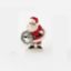 Picture of Resin Glittered Santa Figurine Carrying Christmas Wreath