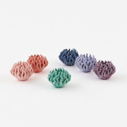 Picture of Speckled Ceramic Sea Anemone Votive Candle Holders, Assorted Colors