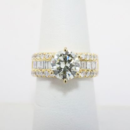 Picture of 18k Yellow Gold & 1.80 Ct. Diamond Engagement Ring 