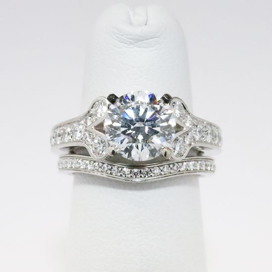 Picture of Platinum & 1.53 Ct. Diamond Cartier Bridal Set 