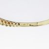 Picture of 14k Yellow Gold & Diamond Hinged Bangle Bracelet 