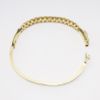 Picture of 14k Yellow Gold & Diamond Hinged Bangle Bracelet 