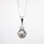 Picture of 18k White Gold Tahitian Cultured Pearl & Diamond Necklace 