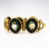 Picture of Antique 18k Yellow Gold & 3-Dimensional Micro Mosaic Grand Tour Bracelet with Carved Shell Flowers