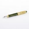 Picture of Swarovski Crystal Green Enameled Fountain Pen Brooch