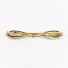 Picture of Antique Edwardian Era 14k Yellow Gold, Platinum & Old Cut Diamond Brooch