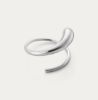 Picture of Georg Jensen 'Mercy' Sterling Silver Swirl Earrings