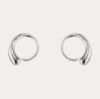 Picture of Georg Jensen 'Mercy' Sterling Silver Swirl Earrings