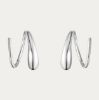 Picture of Georg Jensen 'Mercy' Sterling Silver Swirl Earrings