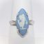 Picture of Vintage 1976 Josiah Wedgwood & Sons Sterling Silver & Jasperware Ring