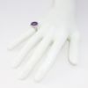 Picture of Antique Art Deco Era 14k White Gold & Oval Cut Amethyst Ring