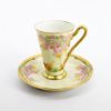 Picture of Art Nouveau Julius H. Brauer Hand Painted Set of 6 Honeysuckle Demitasse Cup & Saucer Set