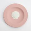 Picture of Vintage Set of 4 Wedgwood Cream on Pink Jasperware Sea Life Dishes