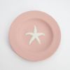 Picture of Vintage Set of 4 Wedgwood Cream on Pink Jasperware Sea Life Dishes