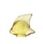 Picture of Lalique Fish Sculpture - Yellow Gold Crystal