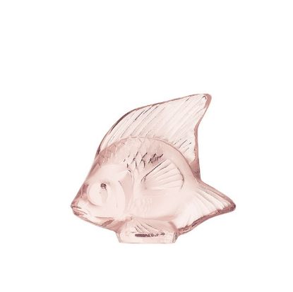 Picture of Lalique Fish Sculpture - Pink Crystal