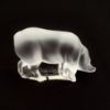 Picture of Lalique Pig (Cochon) Crystal Figurine Sculpture