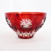 Picture of Waterford Crystal 6" 'Snow Crystals' Ruby Red Snowflake Bowl 