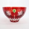 Picture of Waterford Crystal 6" 'Snow Crystals' Ruby Red Snowflake Bowl 