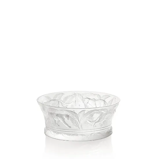 Picture of Lalique Jungle Bowl - Clear Crystal