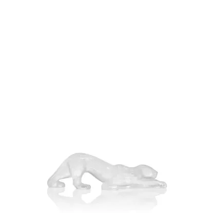 Picture of Lalique Zeila Panther Small Sculpture - Clear Crystal