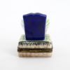 Picture of Limoges Porcelain Blue & Green Arm Chair Trinket Box