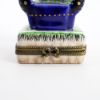 Picture of Limoges Porcelain Blue & Green Arm Chair Trinket Box