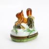 Picture of Retired Limoges, France Porcelain Squirrel with Acorns Trinket Box