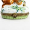 Picture of Retired Limoges, France Porcelain Squirrel with Acorns Trinket Box