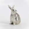 Picture of Christofle 'Lumiere d'Argent Collection' Lapin Guetteur (Watchful Rabbit) Figurine with Original Packaging