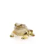 Picture of Lalique Gregoire Toad Sculpture - Gold Luster Crystal