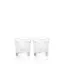 Picture of Lalique Set of 2 Owl Double Old Fashion Tumblers - Clear Crystal