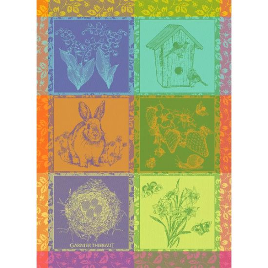 Picture of Garnier-Thiebaut 'Hello Spring' Kitchen Towel