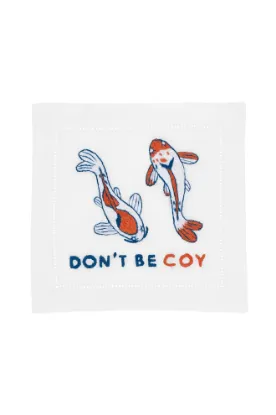 Picture of August Morgan 'Don't Be Coy' Koi Fish Cocktail Napkin Set