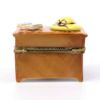 Picture of Limoges Porcelain Dresser Drawers with Hat & Book Trinket Box by Gerard Ribierre