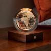 Picture of Gingko Designs 'World Globe' Amber Crystal Light