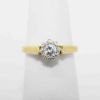 Picture of Vintage 18k Yellow & White Gold Diamond Solitaire Engagement Ring, Ca. 1970, Birmingham, England