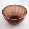 Picture of Matt Kolbrener Medium Threaded Glass Bowl in Wine