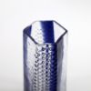 Picture of Matt Kolbrener 'BB' Mini Glass Vase in Indigo Blue Splash