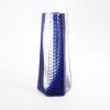 Picture of Matt Kolbrener 'BB' Mini Glass Vase in Indigo Blue Splash