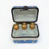 Picture of Retired Limoges Porcelain Perfume Chest/Casket with 3 Bottles Trinket Box by DuBarry