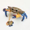 Picture of Kingspoint Designs Colorful Crab Trinket Box with Matching Necklace