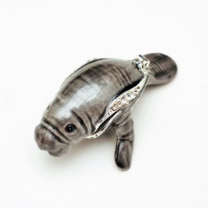 Picture of Kingspoint Designs Mandy the Manatee Mini Trinket Box