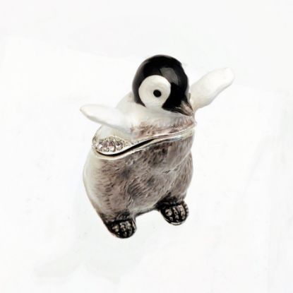 Picture of Kingspoint Designs Flippity the Baby Penguin Mini Trinket Box