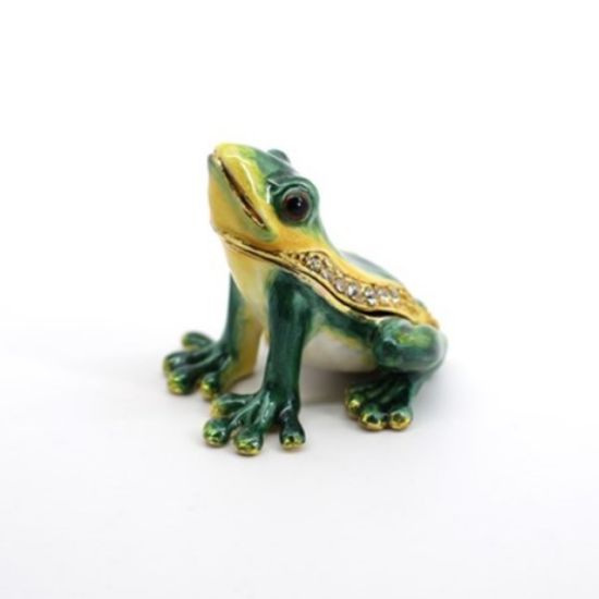 Picture of Kingspoint Designs Jubilee the Froggy Mini Trinket Box