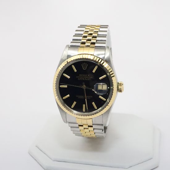 Picture of Stainless Steel Two Tone Rolex Oyster Perpetual Watch 